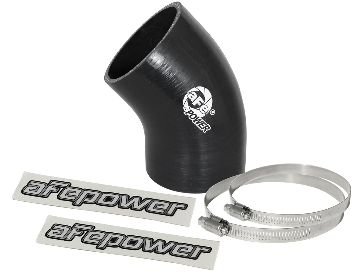 Magnum Force Cold Air Intake System Spare Parts Kit (3 Inch ID x 6 Inch L x 45-Deg.) Elbow Coupler - Black aFe Power