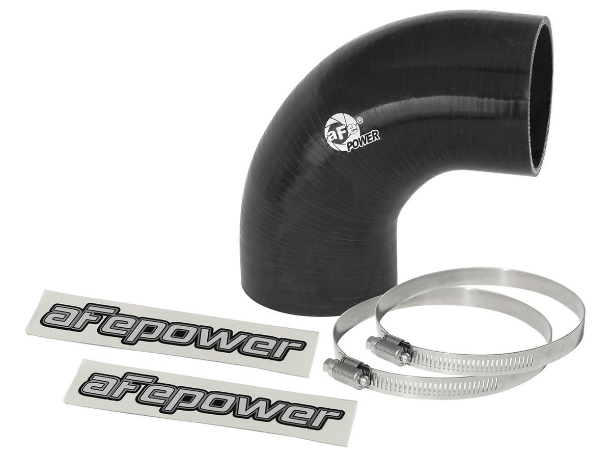 Magnum Force Cold Air Intake System Spare Parts Kit (2-3/4 Inch ID x 3 Inch L x 90 Deg.) Elbow Coupler - Black aFe Power