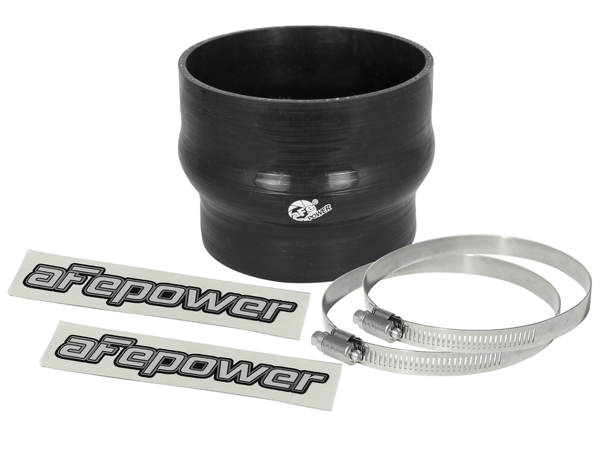Magnum Force Cold Air Intake System Spare Parts Kit (4 Inch ID to 3-1/2 Inch ID x 2-3/4 Inch L) Straight Reducing Coupler - Black aFe Power