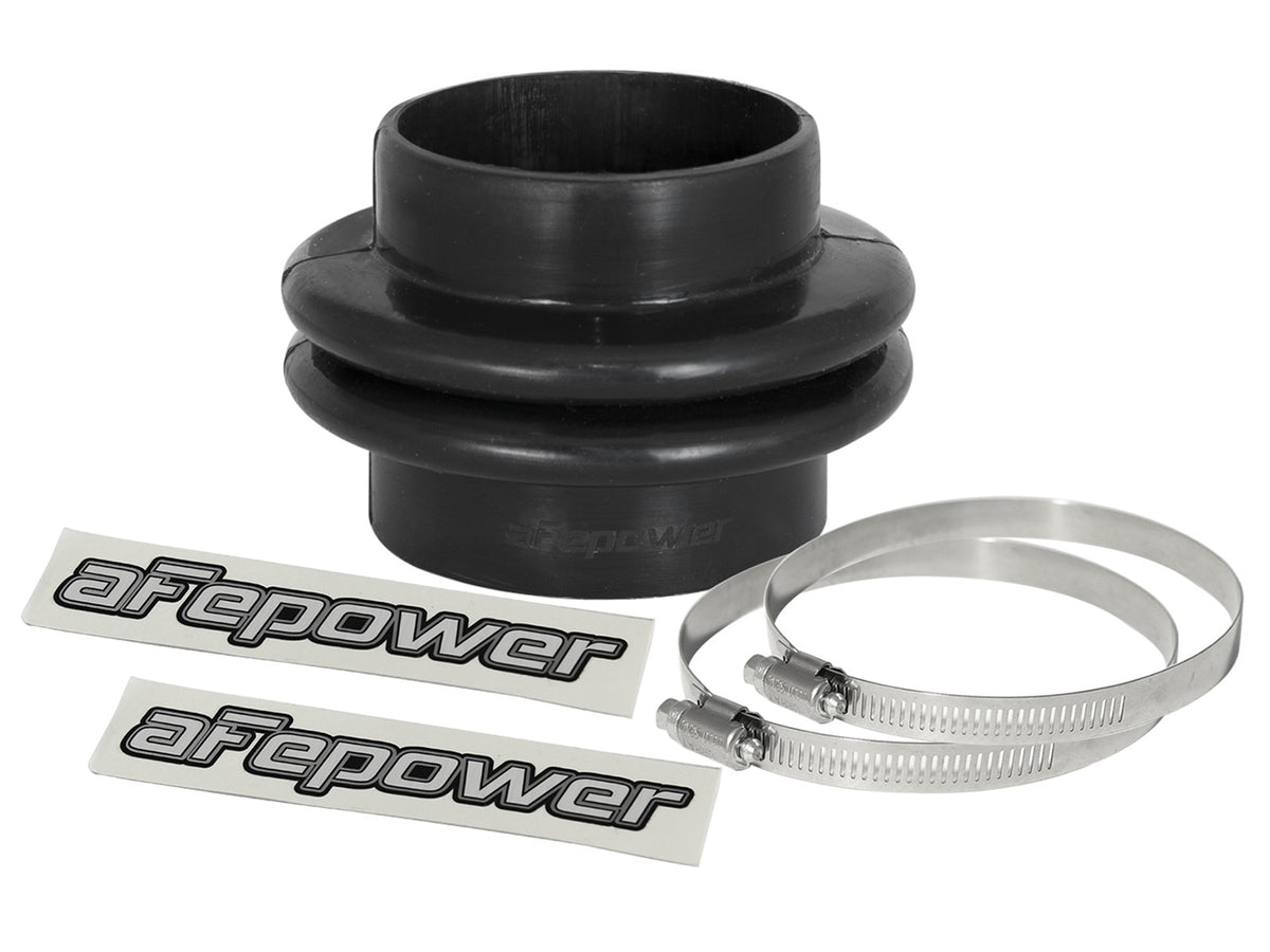 Magnum Force Cold Air Intake System Spare Parts Kit (2-3/8 Inch ID to 2-1/2 Inch ID x 2-1/2 Inch L) Straight Reducing Bellow-Coupler - Black aFe Power