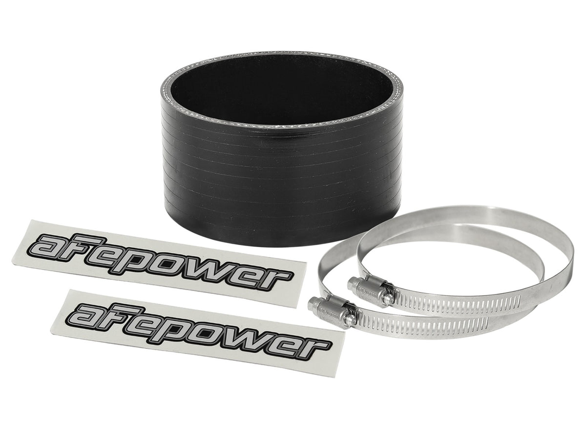 Magnum Force Cold Air Intake System Spare Parts Kit (3-1/2 Inch ID x 2 Inch L) Straight Coupler Black aFe Power