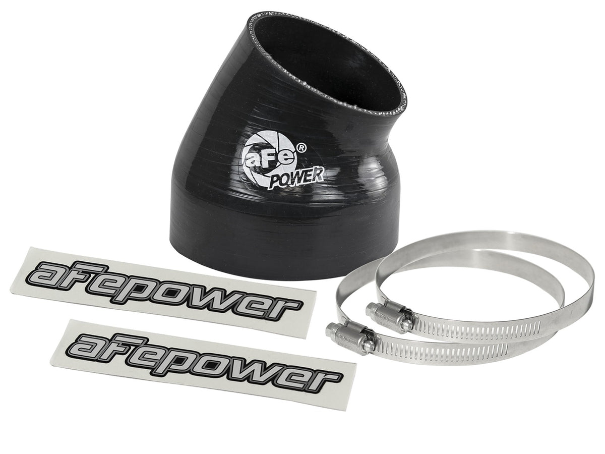 Magnum Force Cold Air Intake System Spare Parts Kit (4 Inch ID x 30 Deg.) Elbow Coupler - Black aFe Power