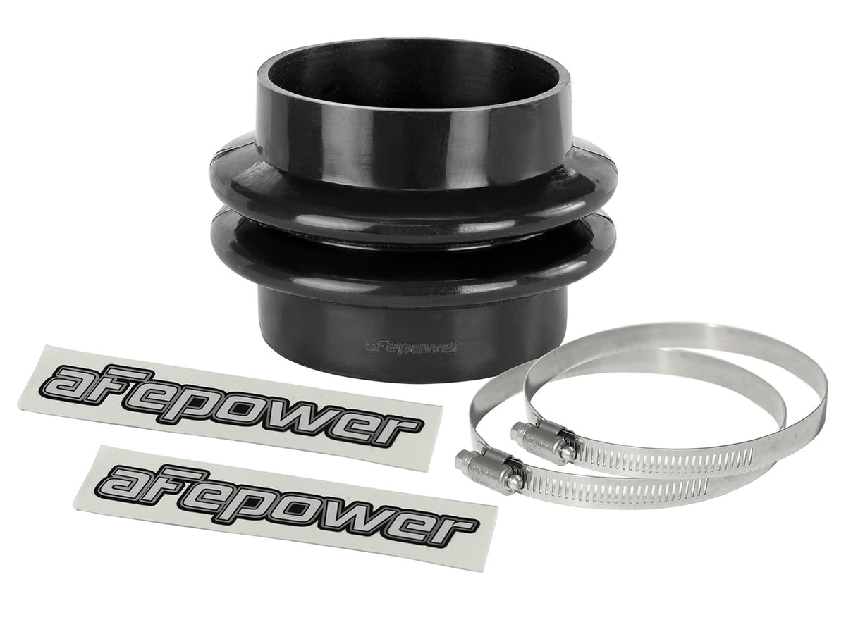 Magnum Force Cold Air Intake System Spare Parts Kit (3-1/4 Inch ID x 3 Inch L) Straight Bellow-Coupler - Black aFe Power