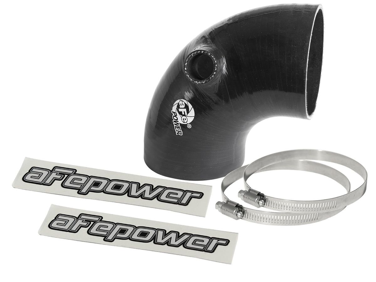 Magnum Force Cold Air Intake System Spare Parts Kit (3-3/4 Inch ID x 90 Deg.) Elbow Coupler - Black aFe Power