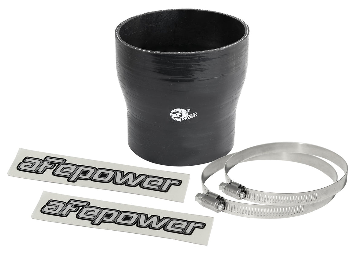 Magnum Force Cold Air Intake System Spare Parts Kit (3 Inch ID to 2-1/2 Inch ID x 3 Inch L) Straight Reducing Coupler - Black aFe Power