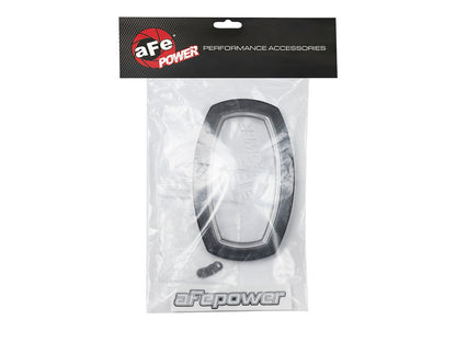 Momentum Cold Air Intake System Replacement Sight Window - Oblong Black & Clear aFe Power-2