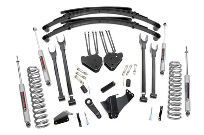 8 Inch Ford 4-Link Suspension Lift System 05-07 F-250/350 4WD Diesel Rough Country-1