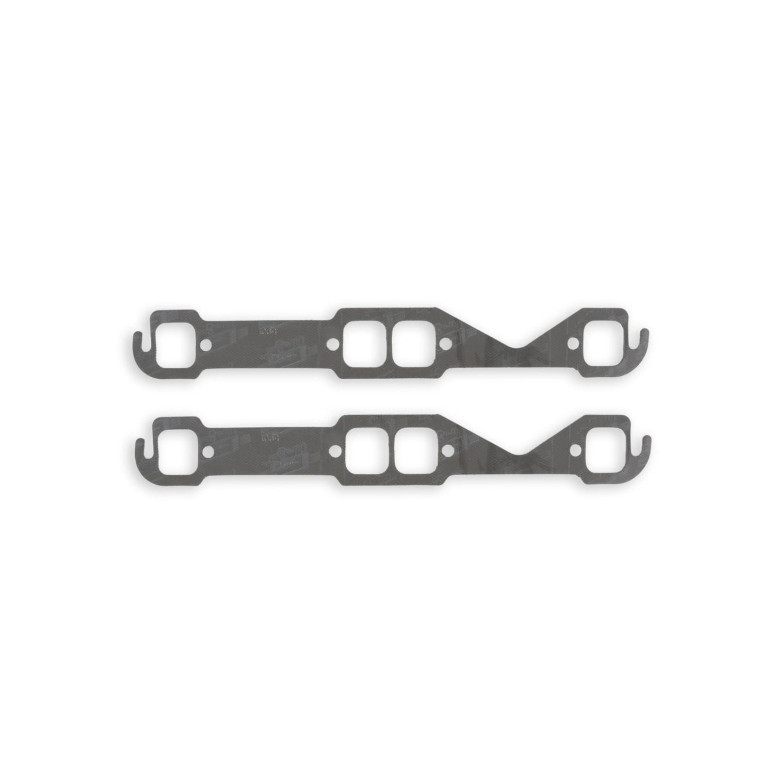 Ultra-Seal Header Gaskets Fits 1955-1991 Chevrolet 262-400 Gen I Small Block Square Ports, 1.45 Inch x 1.55 Inch Mr Gasket