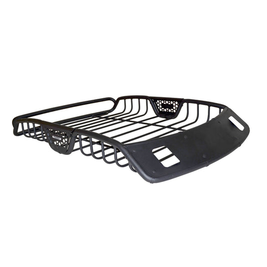 SR20 Tubular Steel Roof Rack With 2x Light Mount Openings 48 Inch Long Textured Black Go Rhino