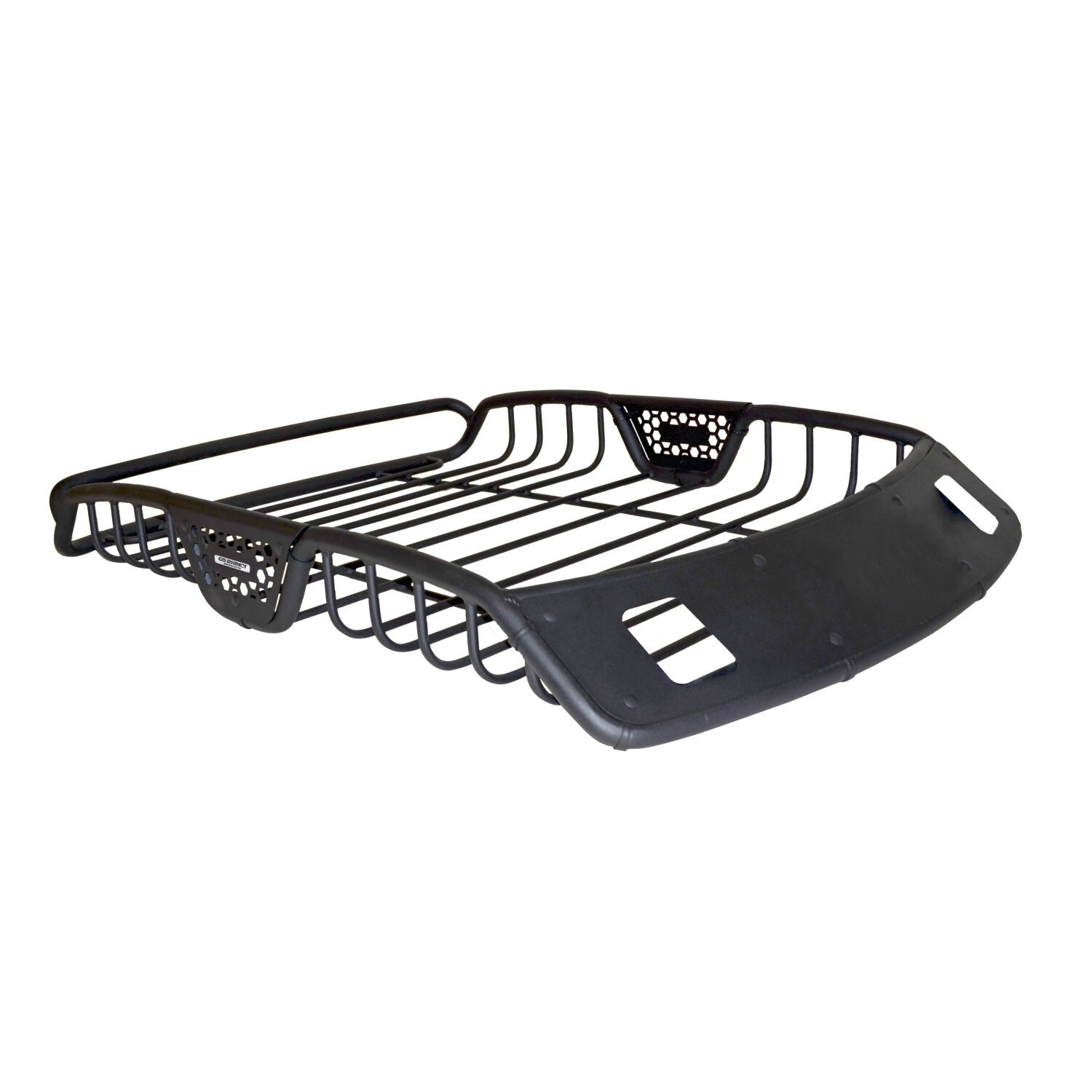 SR20 Tubular Steel Roof Rack With 2x Light Mount Openings 60 Inch Long Textured Black Go Rhino