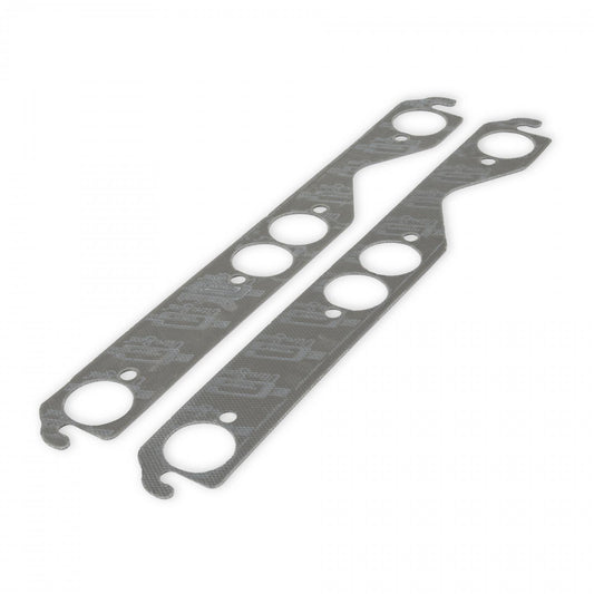 Ultra-Seal Header Gaskets Fits 1955-1991 Chevrolet 262-400 Gen I Small Block Round Ports Mr Gasket-1