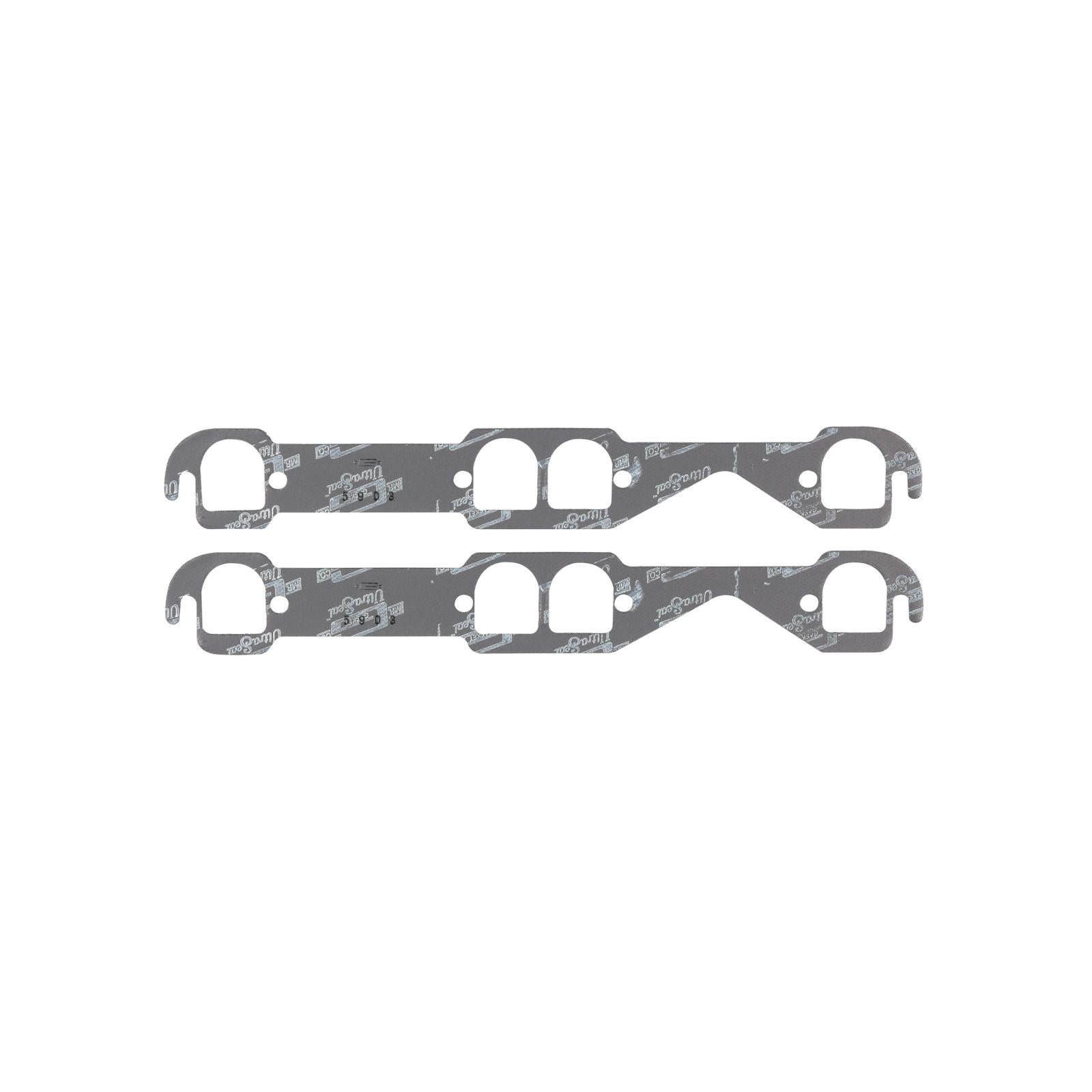 Ultra-Seal Header Gaskets Fits 1955-1991 Chevrolet 262-400 Gen I Small Block D-Shaped Ports, 1.55 Inch x 1.71 Inch Mr Gasket