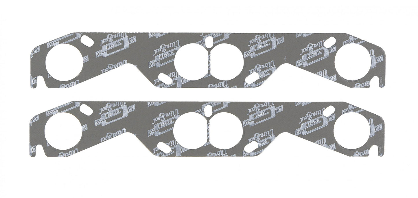 Ultra-Seal Header Gaskets Fits 1955-1991 Chevrolet 262-400 Gen I Small Block Round Ports. Perfect for Hooker/Stahl combination adapter plates Mr Gasket