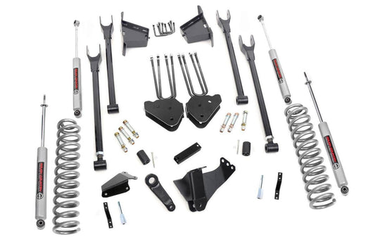 Rough Country 8 Inch Ford 4-Link Suspension Lift Kit 05-07 F-250/350 4WD Diesel Rough Country