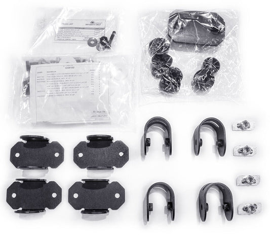 SRM Rack Mounting Kit Adjustable Multi Axis Mount Textured Black Go Rhino