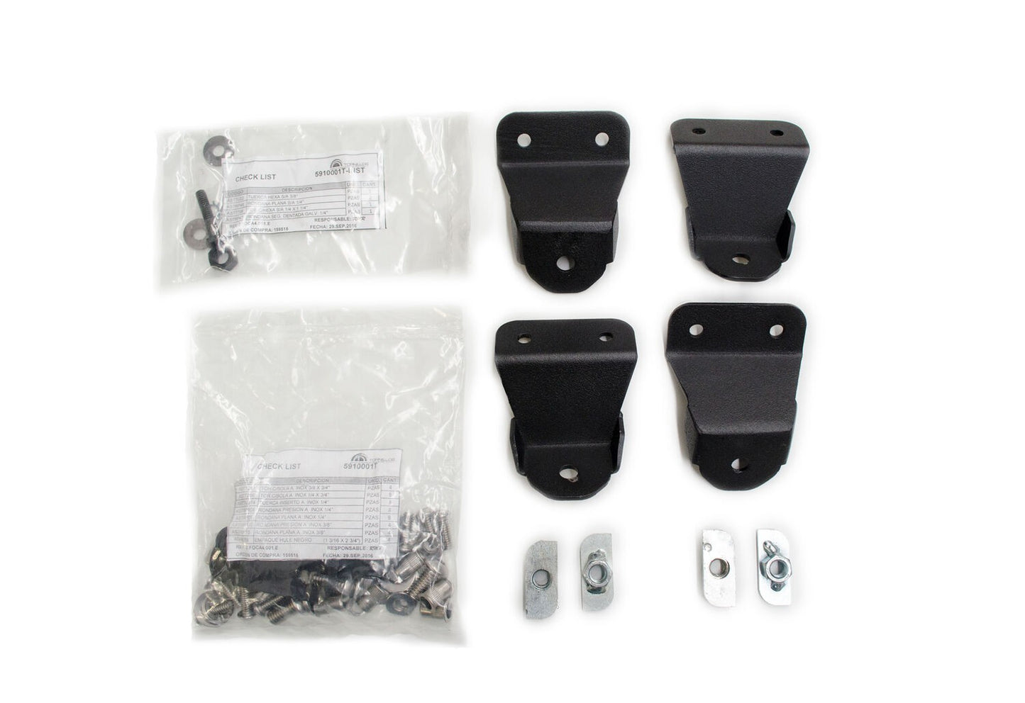 SRM Rack Mounting Kit Fixed Mount Textured Black Go Rhino