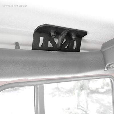 5910013T SRM Roll Bar Mounting Kit Jeep JLU Mount Textured Black 2018-2026 Jeep Wrangler Go Rhino-5