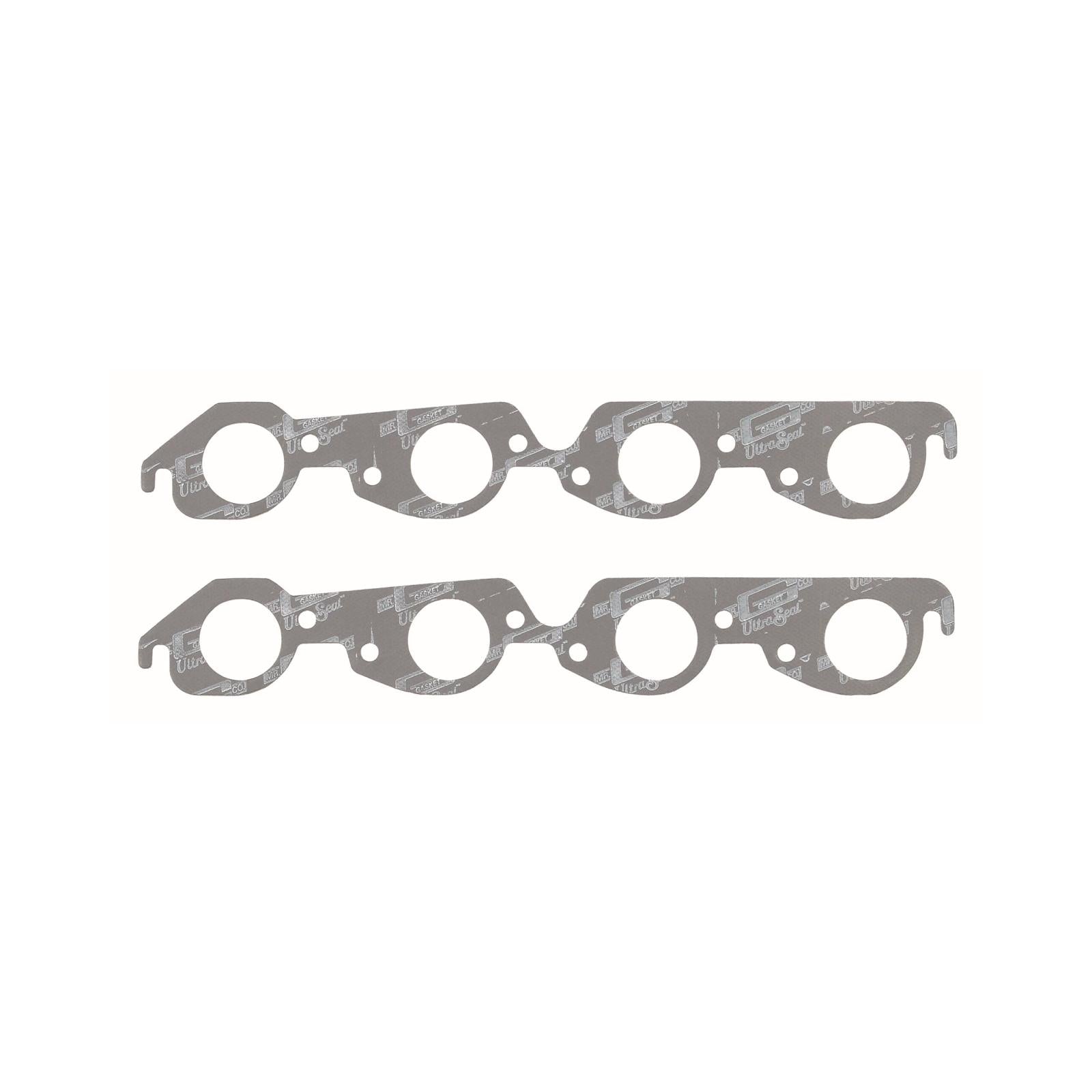 Ultra-Seal Header Gaskets Fits 1965-1990 Chevrolet 396-454 Mark IV Big Block Round Ports, 1.92 Inch Mr Gasket
