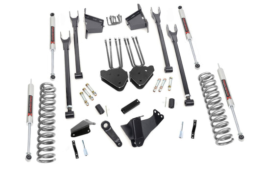 8 Inch Lift Kit 4 Link RR Blocks M1 Ford F-250/F-350 Super Duty (05-07) Rough Country