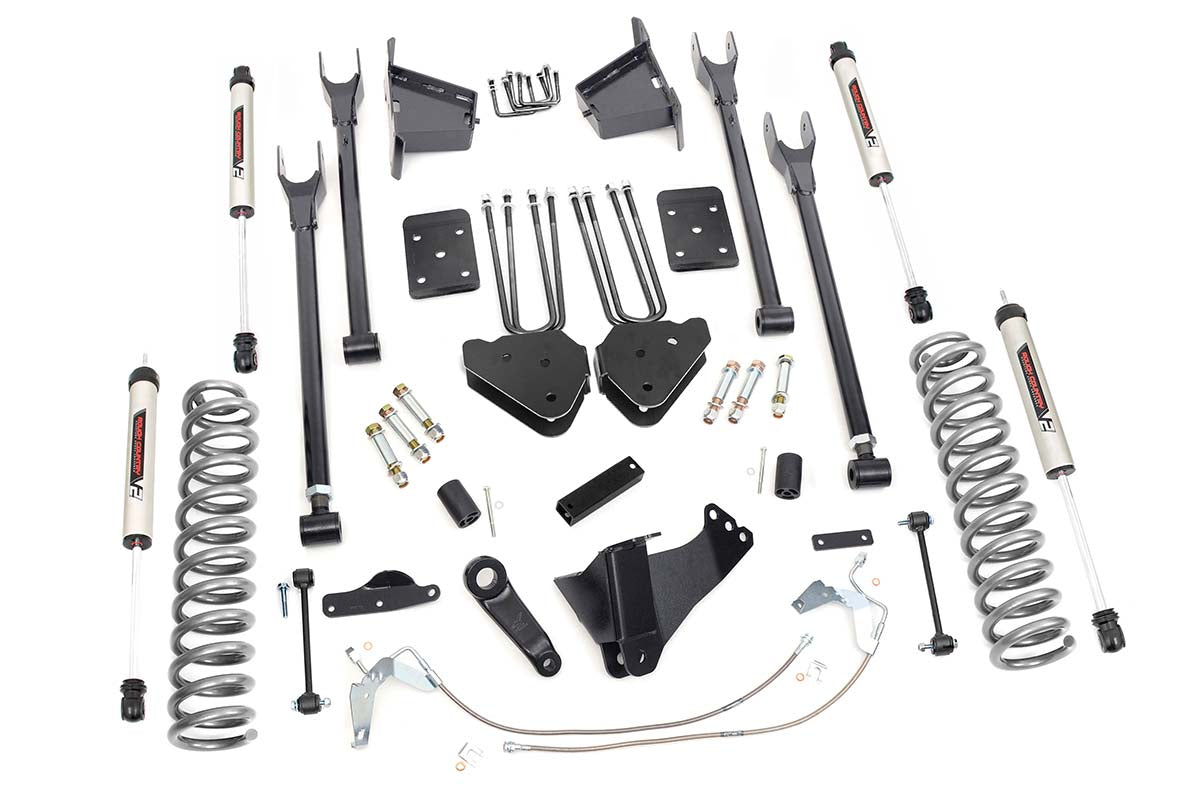 Rough Country 8 Inch Suspension Lift Kit 4-Link 08-10 F-250/350 4WD Rough Country