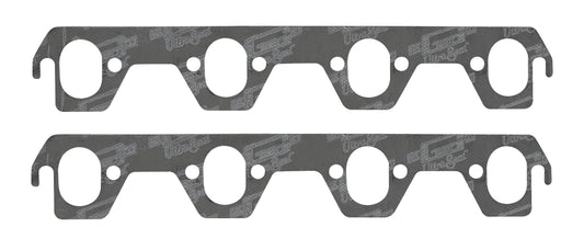 Ultra-Seal Header Gaskets Fits 1987-1995 Ford 302/5.0L & 351W/5.8L. Oval Ports, 1.25 Inch x 1.75 Inch Mr Gasket