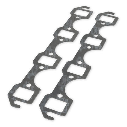 Ultra-Seal Header Gaskets Fits 1964-1995 Ford 289-351W Small Block 1.12 Inch x 1.48 Inch Ports Mr Gasket-1