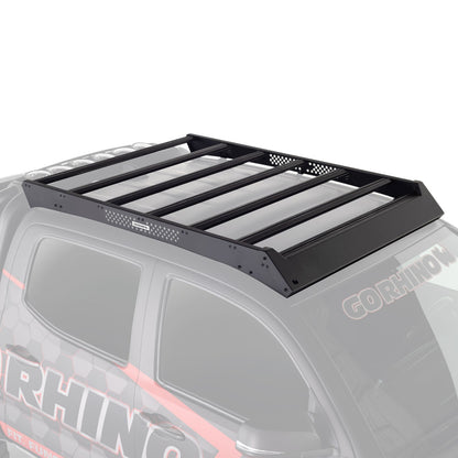Ceros Low Profile Roof Rack Textured Black 2016-2023 Toyota Tacoma Go Rhino-7