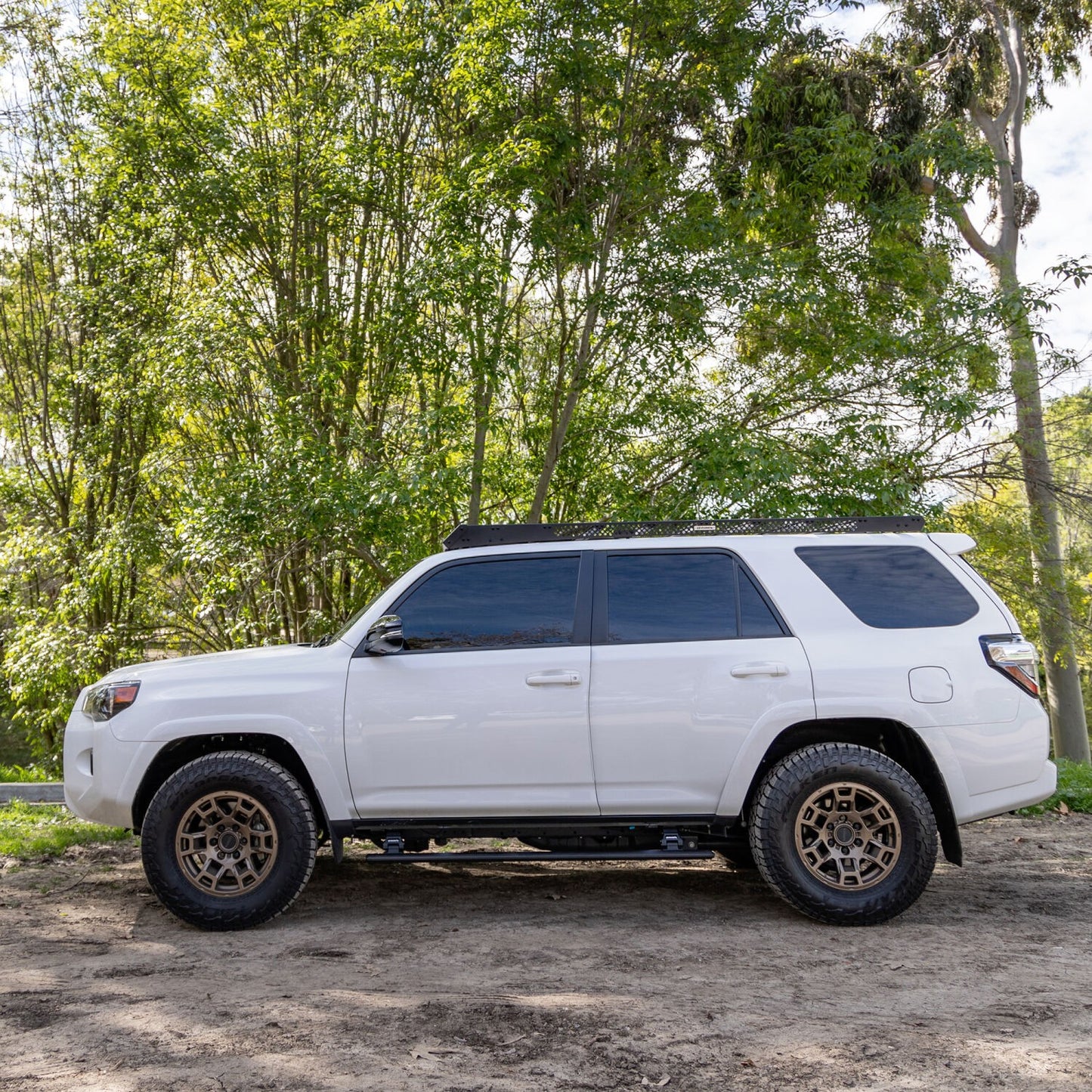 Ceros Low Profile Roof Rack Textured Black 2010-2024 Toyota 4Runner Go Rhino-2