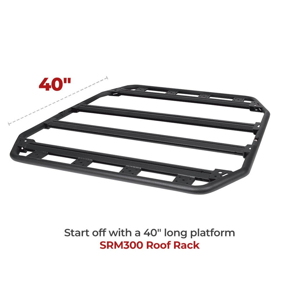 SRM300 Universal Center Rack Extention Textured Black Go Rhino-2
