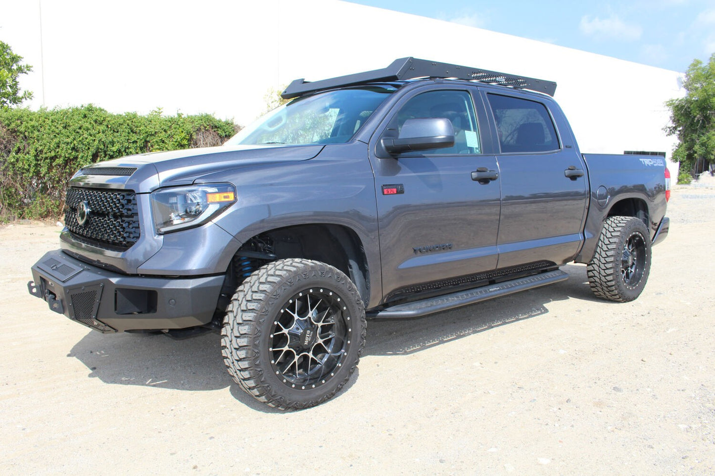 Ceros Low Profile Roof Rack Textured Black 2016-2021 Toyota Tundra Go Rhino-1