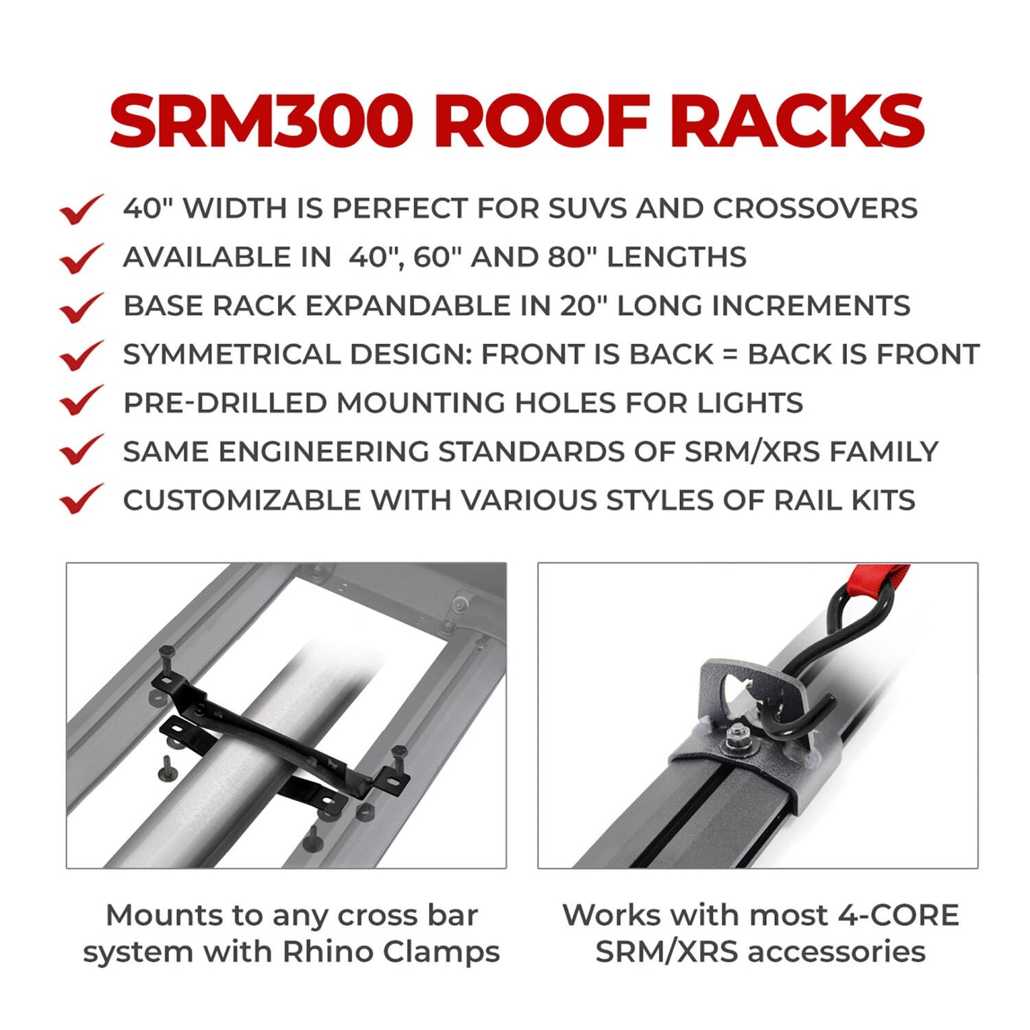 SRM300 80 Inch Long Flat Platform Rack Go Rhino-2
