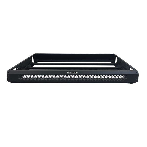 SRM400 Fabricated Customizable Steel Basket Roof Rack Textured Black Go Rhino-28