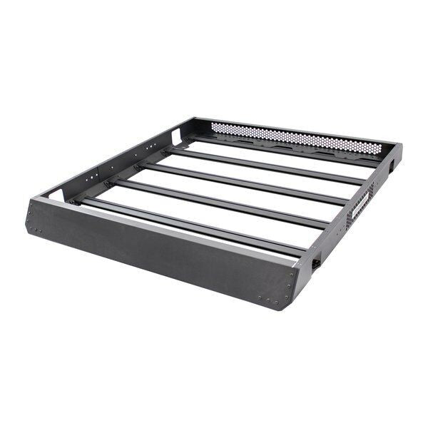 SRM400 Fabricated Customizable Steel Basket Roof Rack Textured Black Go Rhino-22