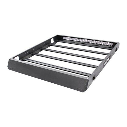 SRM400 Fabricated Customizable Steel Basket Roof Rack Textured Black Go Rhino-22