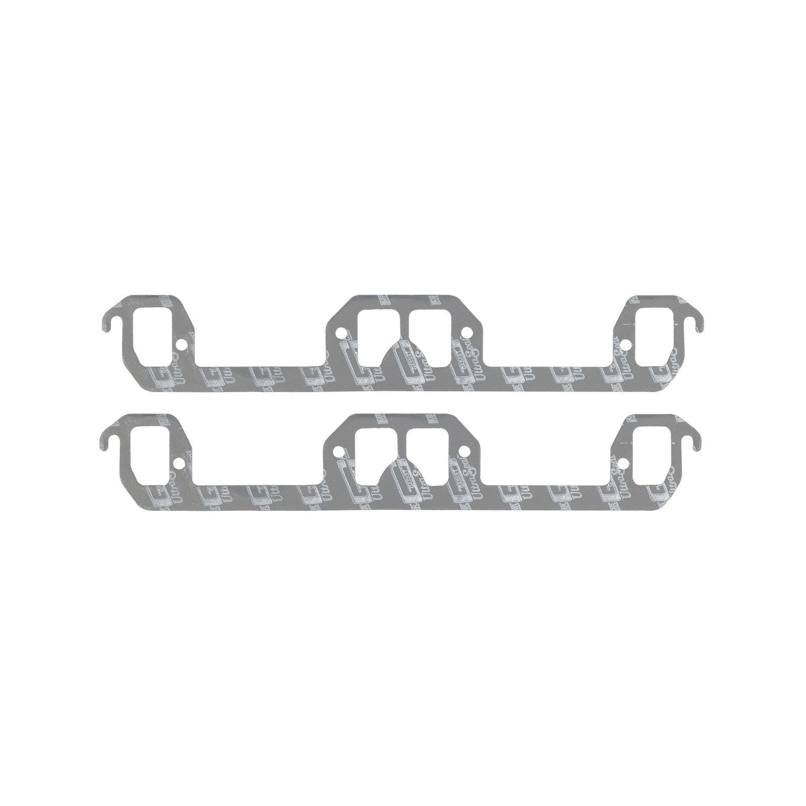 Ultra-Seal Header Gaskets Fits 1968-1992 Chrysler 318/340/360 LA Small Block Rectangular Ports, 1.30 Inch x 1.80 Inch Mr Gasket