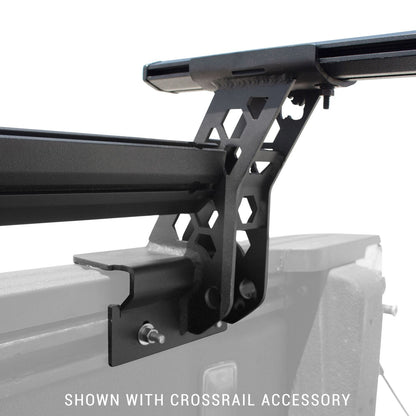 XRS Cross Bars Truck Bed Rail Kit for Full Sized Trucks without Tonneau Covers Textured Black 2007-2026 Toyota Tundra 2015-2026 Silverado/Sierra 2500 HD Go Rhino-2