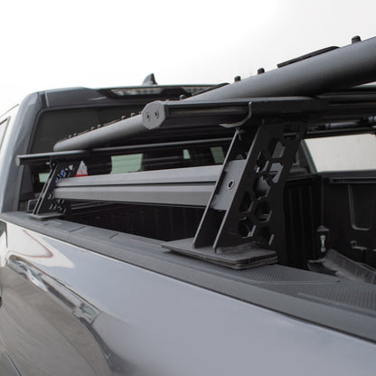 XRS Cross Bars Truck Bed Rail Kit for Full Sized Trucks without Tonneau Covers Textured Black 2007-2026 Toyota Tundra 2015-2026 Silverado/Sierra 2500 HD Go Rhino-4