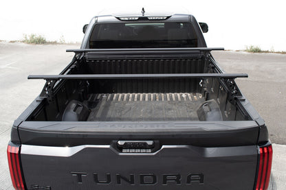XRS Cross Bars Truck Bed Rail Kit for Full Sized Trucks without Tonneau Covers Textured Black 2007-2026 Toyota Tundra 2015-2026 Silverado/Sierra 2500 HD Go Rhino-6