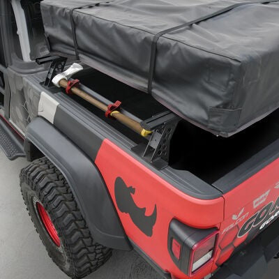 XRS Cross Bars 49 3/4 Inch Side Rail Accessory Kit Textured Black Go Rhino-2