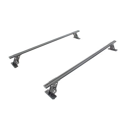 XRS Cross Bars Bed Rail Kit for Full/Mid Sized Trucks W/Tonneau Cover T Tracks Textured Black 2006-2026 Nissan Frontier 2016-2026 Toyota Tacoma 2017-2026 Ford F-250/F-350 Go Rhino-3