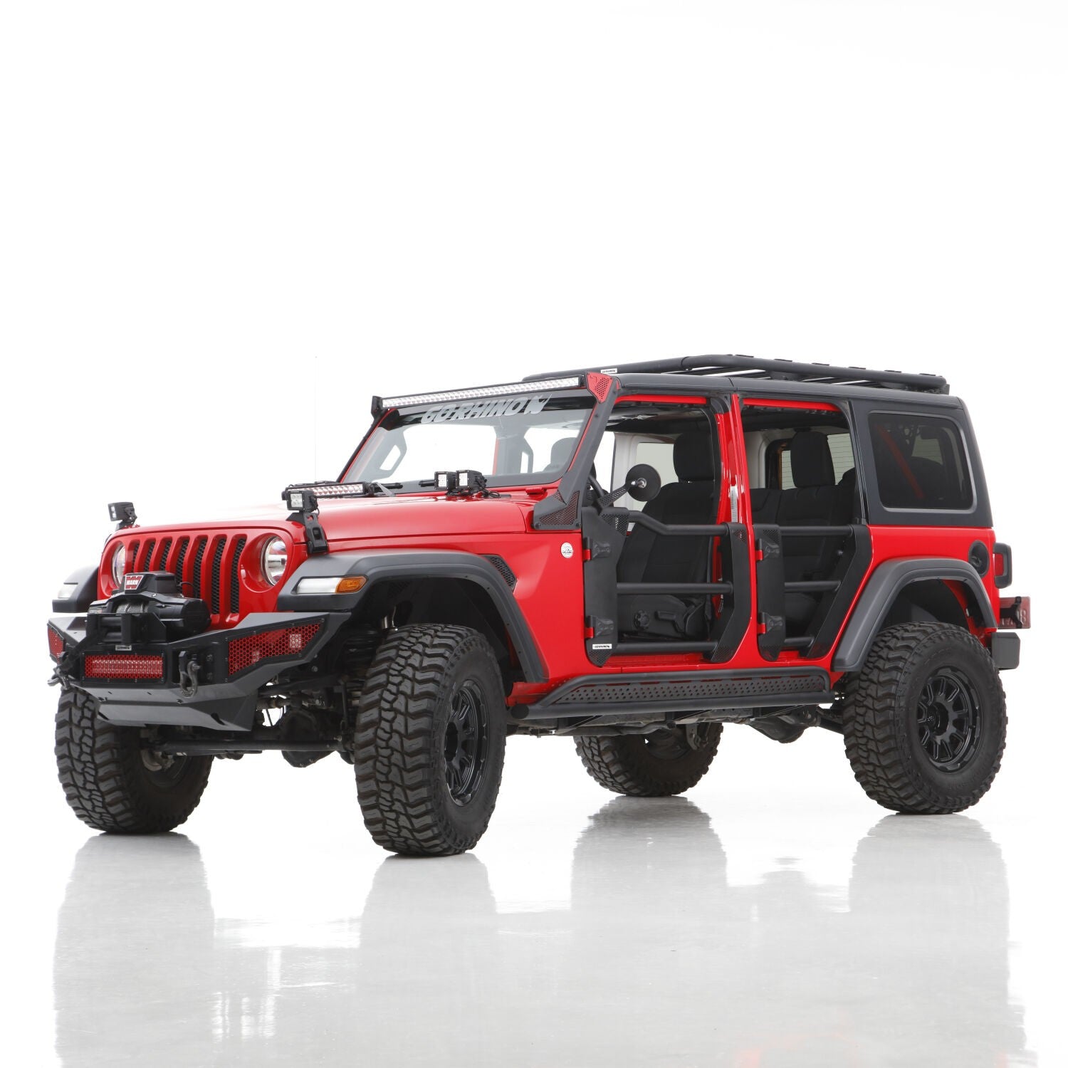 SRM500 65 Inch Flat Platform Roof Rack Textured Black Go Rhino-12