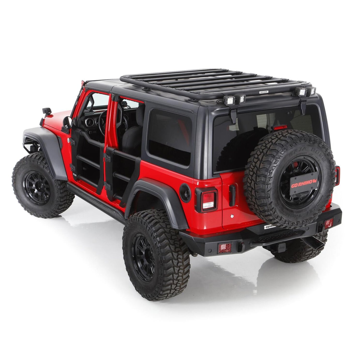 SRM500 65 Inch Flat Platform Roof Rack Textured Black Go Rhino-7