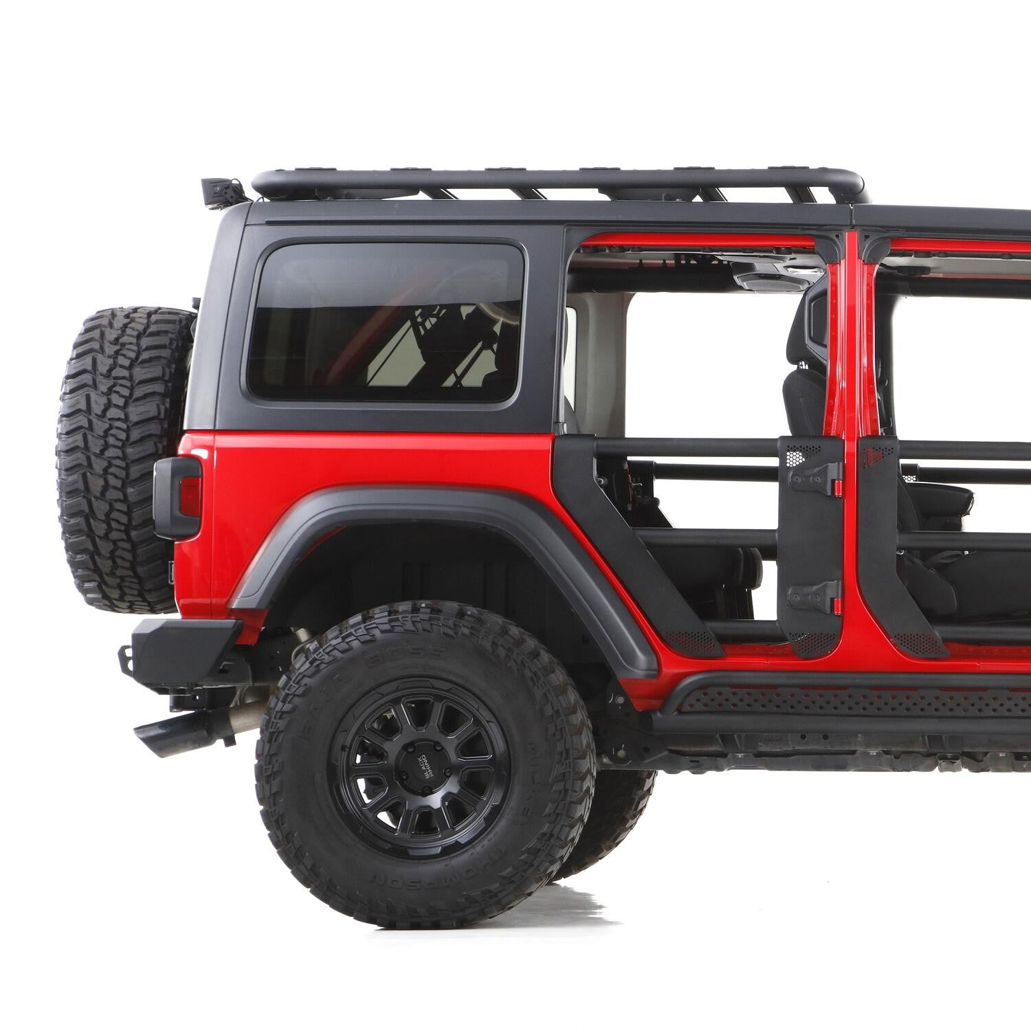 SRM500 65 Inch Flat Platform Roof Rack Textured Black Go Rhino-8