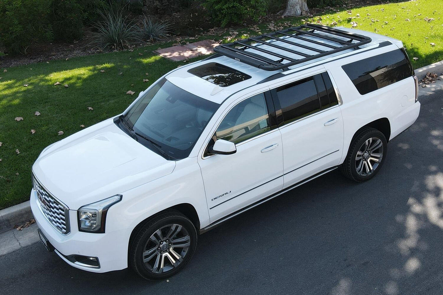 SRM500 75 Inch Flat Platform Roof Rack Textured Black Go Rhino-1