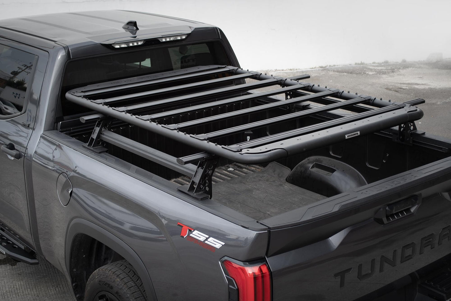 SRM500 75 Inch Flat Platform Roof Rack Textured Black Go Rhino-2