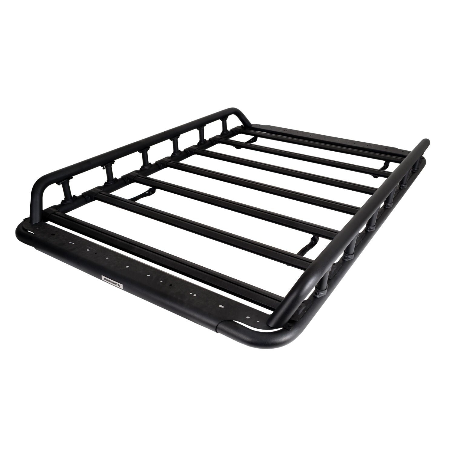 SRM500 Flat Platform Rack With Side Rail Kit Textured Black Go Rhino