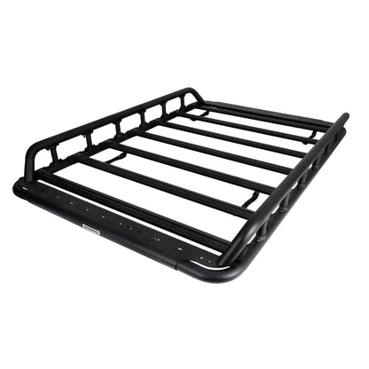 SRM500 Flat Platform Rack With Side Rail Kit Textured Black Go Rhino