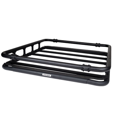 SRM500 Flat Platform Roof Rack With Full Rail Kit Textured Black Go Rhino-6