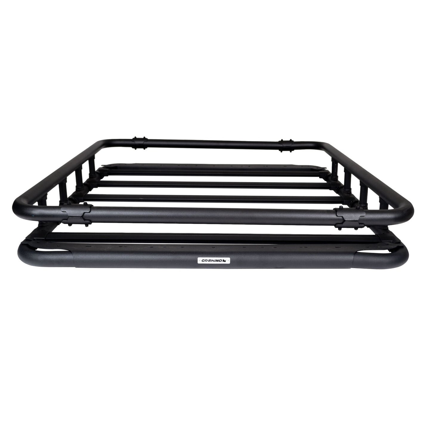 SRM500 Flat Platform Roof Rack With Full Rail Kit Textured Black Go Rhino-7