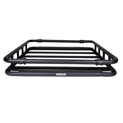 SRM500 Flat Platform Roof Rack With Full Rail Kit Textured Black Go Rhino-7